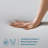 Lucid Comfort Collection 4” Bamboo Charcoal and Gel Memory Foam Mattress Topper-97749776