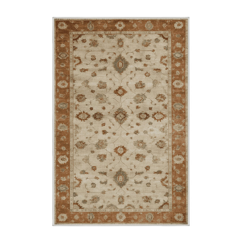 Tapis beige surteint lavable à la machine