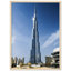 Impression sur toile Burj Khalifa - horizon de Dubaï - affiche sur toile gratte-ciel emblématique - œuvre d'art de paysage urbain-87826021-87826022