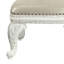 Chaise d'appoint capitonnée beige