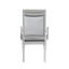Ensemble de 2 fauteuils en tissu et finition platine Maverick