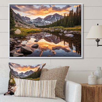 Colorado Mountain Senerity III - Colorado, art mural