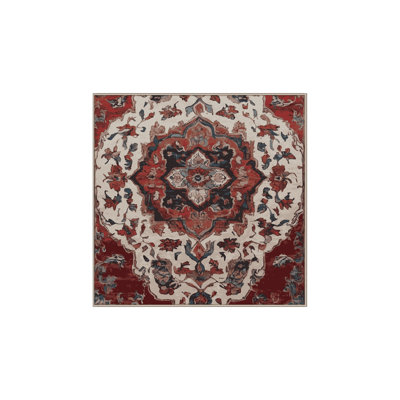 Tapis brun lavable à la machine