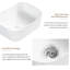 Lavabo vasque de salle de bain, lavabo rectangulaire en pierre