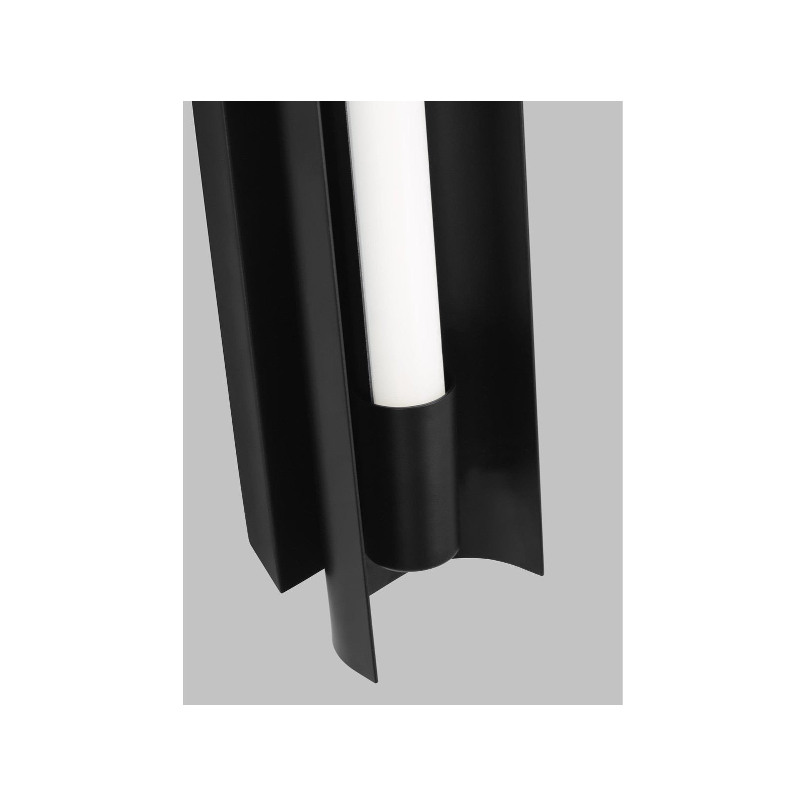 Single Dimmable LED Bath Bar, Midnight Black