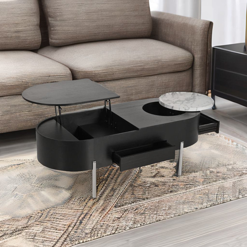 Lift Top Coffee Table, Black