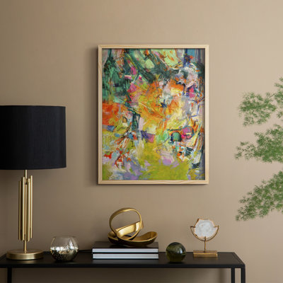 Syncopation III Framed Print - Solid Wood