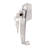 Aluminum, Push Button Screen Or Storm Door Latch With Tie Down And Key