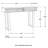 2-Drawer Console Table