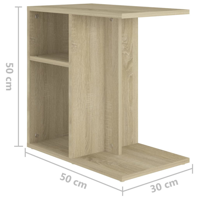 Table basse vidaXL, Chêne sonoma, Chêne sonoma