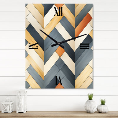 Janovia - Horloge murale moderne géométrique