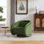 Fauteuil d'appoint pivotant avec assise rembourrée-129543136