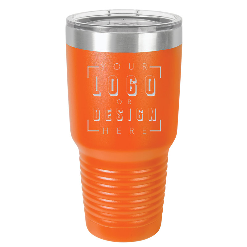 Laurel 20 oz. Tasse de voyage en acier inoxydable isolée sous vide, Orange