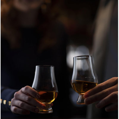 Crystal Whisky Glasses, Clear