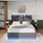 Upholstered Bed With Hydraulic Storage, Usb & Type-c Charging And 360° Surround Led-488894280-479262393