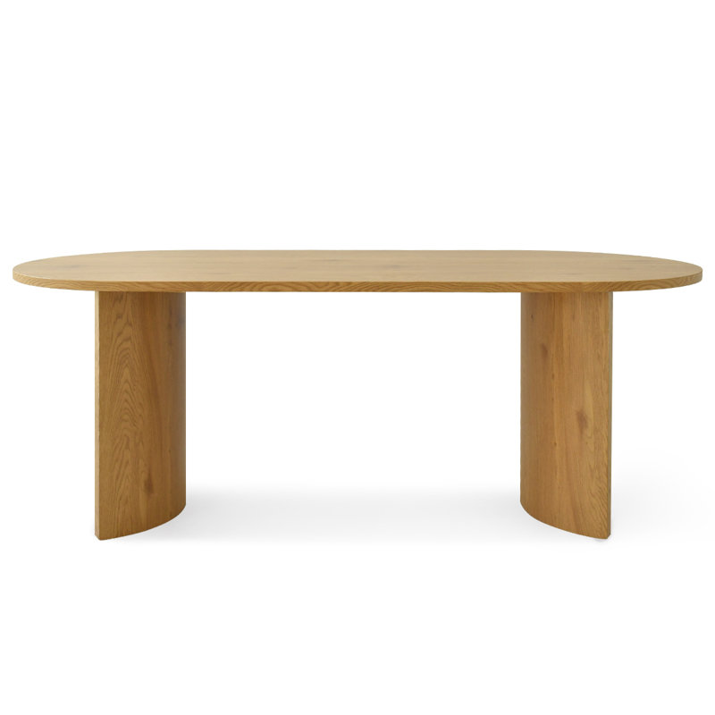 Audna 79" Oval Dining Table, Oak