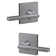 Custom Latitude Hall-Closet and Bed-Bath Lever with Collins Trim