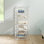 5-Drawer Wire Basket Organizer Storage Chest