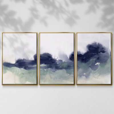 Lake Fog II - Toile encadrée multi-pièces