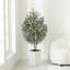 Adcock Faux Olive Tree with UV Protection, 2 Natural Tree Trunks, Large Decorative Potted Olive Tree-89410998-89410992