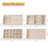 Set Of 8 Stackable Jewellery Organizer Stackable Trays,Jewellery Drawer Inserts Container Display Case Storage With Removable Dividers-992586760