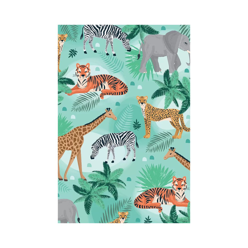 Everyday Jungle Savannah I by Lisa Whitebutton - Wrapped Canvas Print, 20.32 cm H x 30.48 cm W