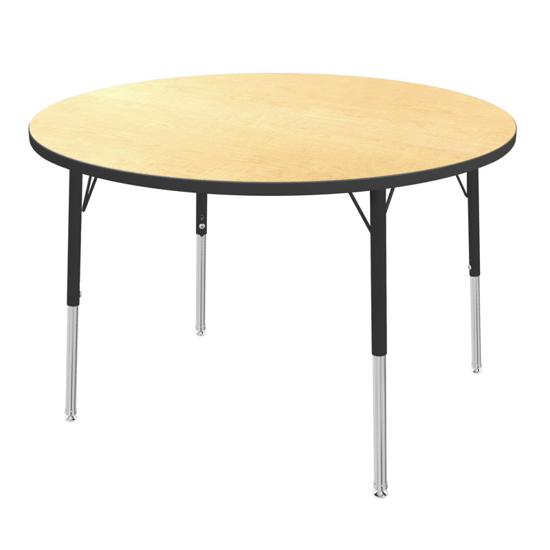 Table d'activité à hauteur réglable MG, H 24 po x L 42 po x l 42 po, Érable fusion