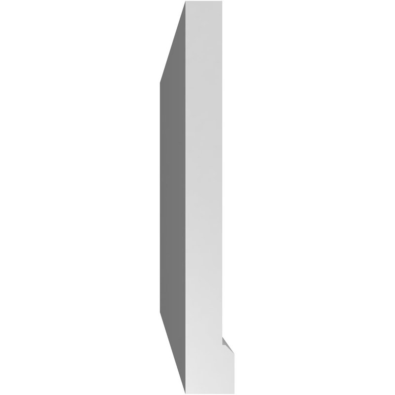 Cadre de seuil Brickmould, brun clair apprêté, H 16 po x l 26 po x P 2 po
