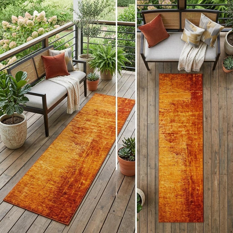 Tapis de couloir d'extérieur 8 po