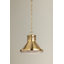 Highclere Pendant in Aged Brass by Mark D. Sikes-1384318583-1384318586