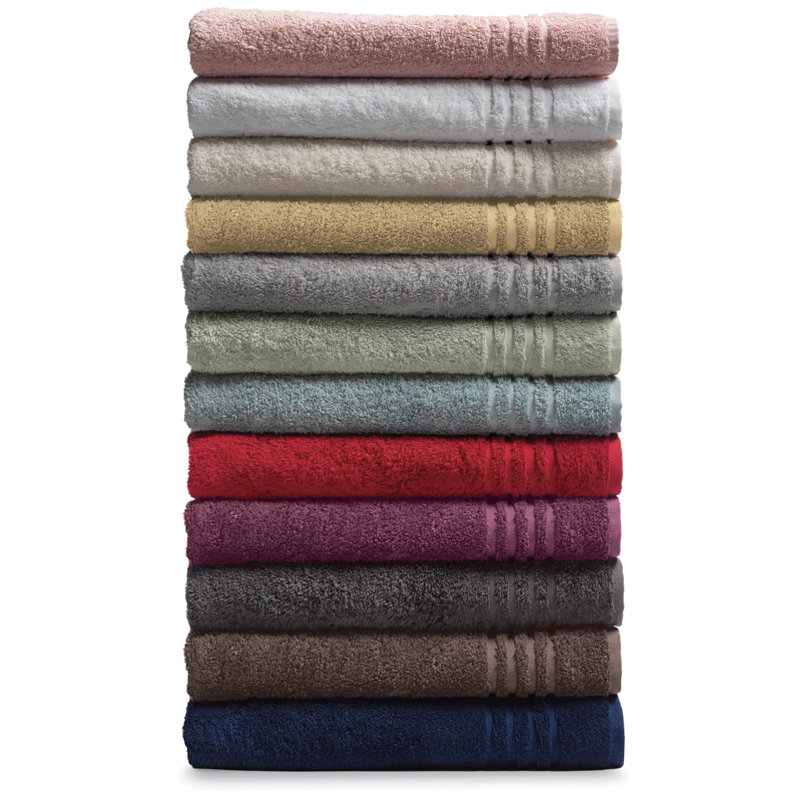 Ensemble de serviettes Ella Jayne (4 faces, 4 mains, 4 salles de bain), Bleu marine