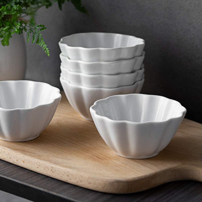 DOWAN Round Ceramic 6 Piece Bakeware Set
