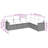 Vidaxl Garden Sofa Set Black, Cream White
