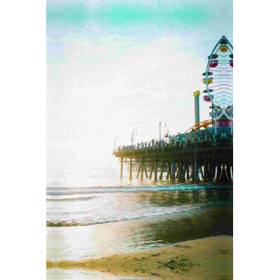 Boardwalk Pier - Wrapped Canvas Graphic Art