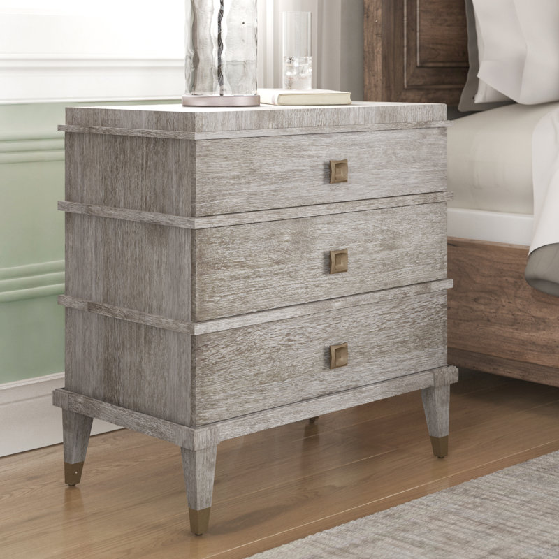 28'' W Nightstand, Gray