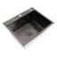 Modern Exquisite Minimalist Stainless Steel  Rectangle Kitchen Drop-In Sink Set With Drain Hose Black-123304708