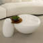 Ensemble de tables basses gigognes blanches
