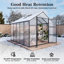 Serre en polycarbonate, serres de plain-pied pour toutes les saisons-122037307-122037308