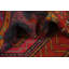 Tapis de couloir oriental rouge et bleu fait à la main 5 x 5