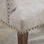 Chaise d'appoint rembourrée avec pieds courbés-120974042