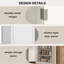 Armoire de cuisine autoportante de style moderne, armoire de cuisine, armoire de rangement avec portes et tablettes-969167964-969167961