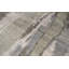 Cotton Abstract Area Rug in Gray