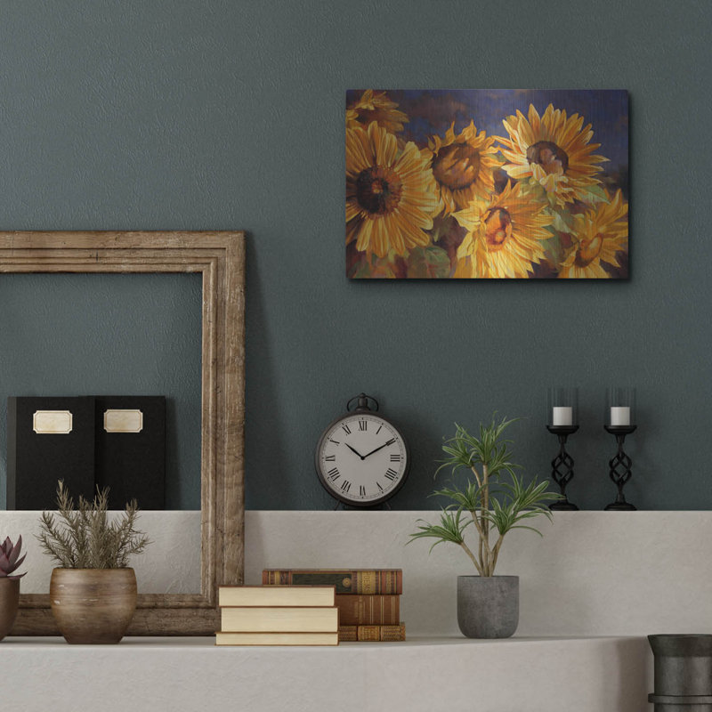"Tournesol" par Emma Styles, H 12 po x l 16 po