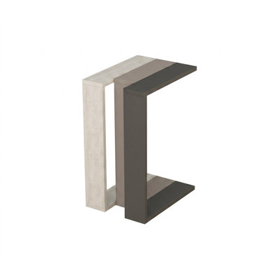 Madelyn Modern Compact C Shape Side Table