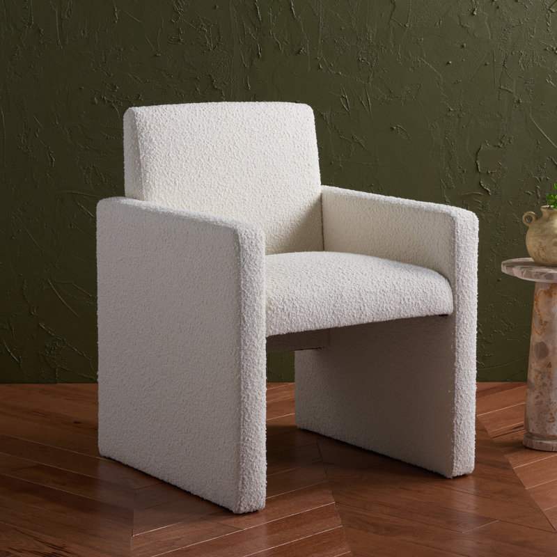 Dashwood 20'' H Upholstered Armchair, Ivory