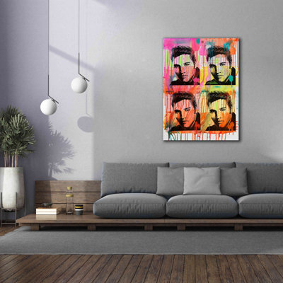 «Elvis 4» par Dean Russo, art mural sur toile