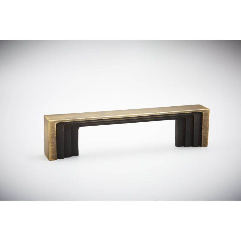 Step Bar / Handle Pull, Antique Brass