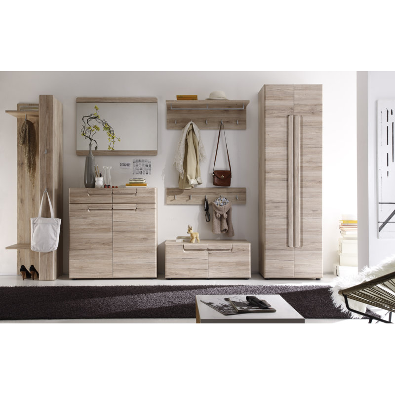 Hall Tree with Shoe Storage