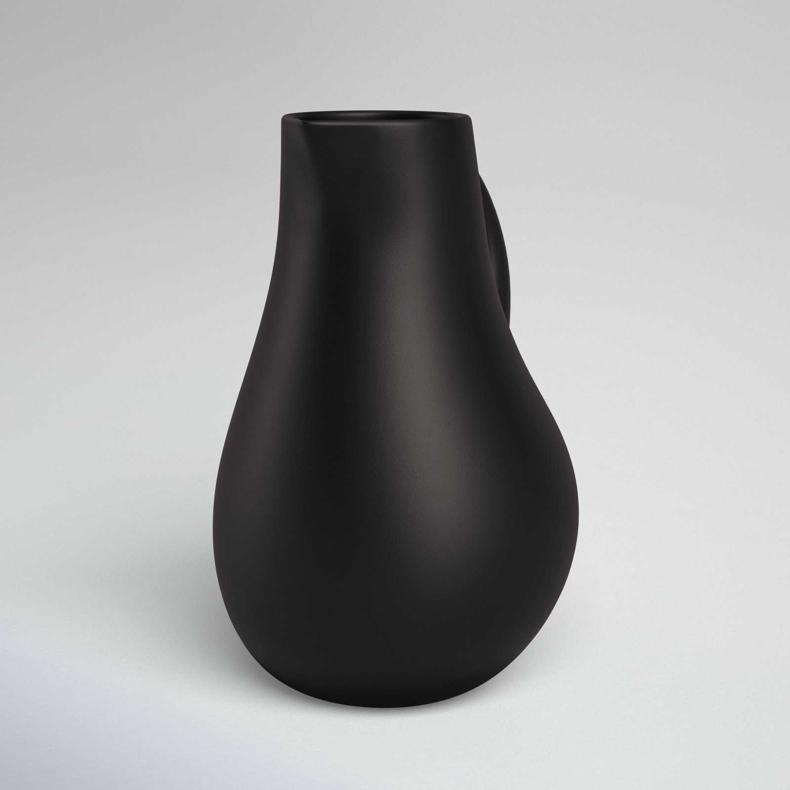 Borgen Stoneware Pitcher, Basalt