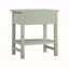 Table de chevet à 1 tiroir avec rangement - Gris antique-103513761